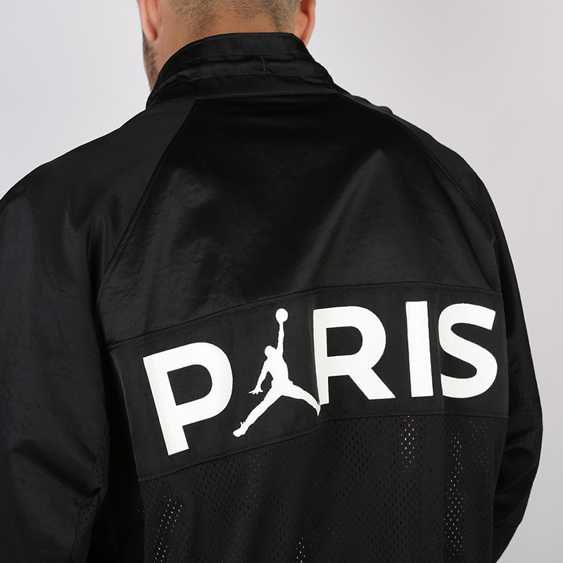 мужская черная куртка Jordan PSG Jacket BQ8369-010 - цена, описание, фото 6